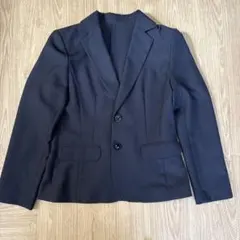 adabia ブラック シングルボタンジャケット 13AR