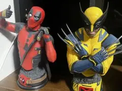 happyくじ　ウルヴァリン　デッドプール　2体セット　ハッピー　フィギュア