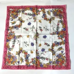 未使用Christian Dior クリスチャンディオール 大判ハンカチ 花柄