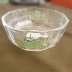 耐熱ガラス ボウル 2個セット 花柄 鳴海製陶のサムネイル
