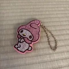 マイメロディ ラインストーン キーホルダー