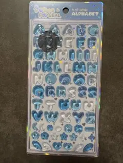 正規品　うるちゅるポップシール　青　ボンボンドロップ