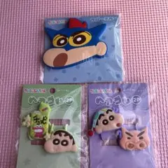 クレヨンしんちゃんヘアゴムとラバーミラーセット