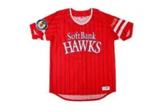 『GWセール中』SoftBank HAWKS ユニフォーム レッド/イエロー