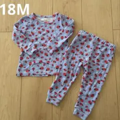 てんとう虫柄 ベビー セットアップ パジャマ ルームウェア