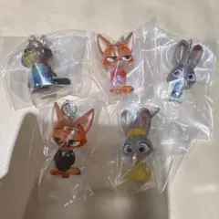 ズートピア2 めじるしアクセサリー コンプリート ジュディ ニック ニブルズ