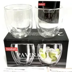 bodum PAVINA ボダム パヴィーナ ダブルウォールグラスセット 未使用