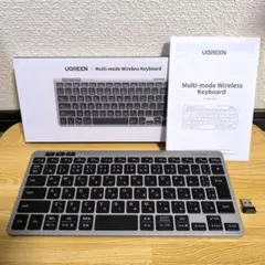 UGREEN ワイヤレスキーボード 無線 2.4GHz Bluetooth