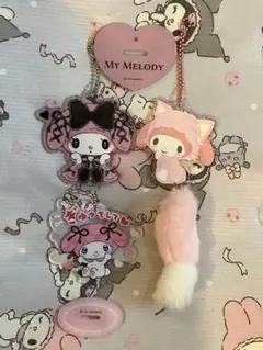 マイメロディ アクリルスタンド キーホルダー