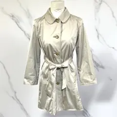 GIANNI LO GIUDICE ステンカラーコート 36 ベージュ 上品