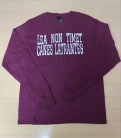 Hanes （211） 長袖Tシャツ ボルドー Lサイズのサムネイル