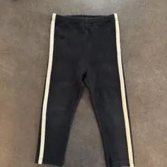 petit main ブラックストライプ　パンツ スキニー100cm