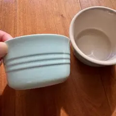 【レアカラー】LE CREUSET ラムカン 2個セット　水色のサムネイル