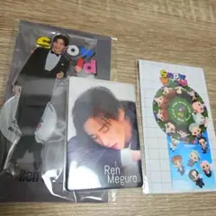 目黒蓮 Snow World アクリルスタンド チラ見カード ステッカーセット