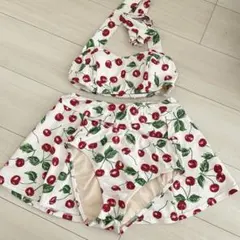 JaneMarple / 水着 / いちご柄 ジェーンマープル いちご柄 水着 3点セット！