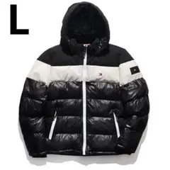 TOMMY HILFIGER トミーヒルフィガー 中綿ジャケット ブラック L