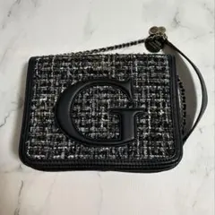 GUESS ショルダーバッグ ツイード チェーンバッグのサムネイル