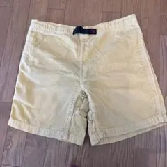 グラミチ　ショートパンツ　コーデュロイ　イエローのサムネイル