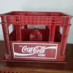 コカ・コーラ プラスチックケース 収納箱 レトロ