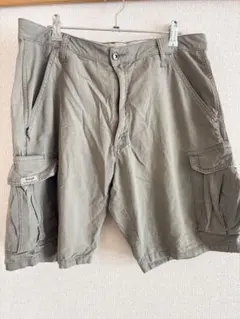 ラングラー ショートパンツ カーゴ ストレート L カーキ 綿 アウトドア 夏のサムネイル