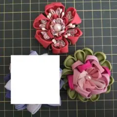 つまみ細工　お花パーツ