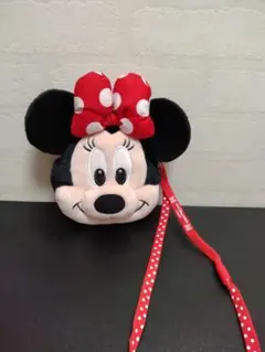 ミニーちゃんディズニーパスケース　ポシェット　ぬいぐるみ