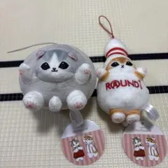 mofusand　モフサンド　マスコット　ROUND1コラボ　2種セットのサムネイル