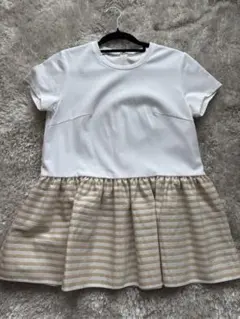 BORDERS at BALCONY PEPLUM TEE 36のサムネイル