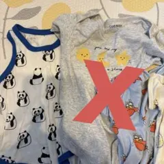 【⭐︎さま専用】マーキーズ　パンダロンパース　80cm