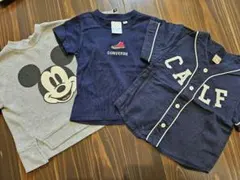 プティマイン♡ミッキーマウス♡CONVERSE Tシャツセット90センチ