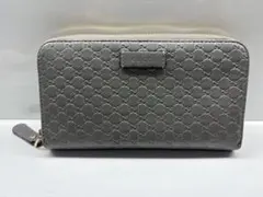 GUCCI グレー GGパターン 長財布