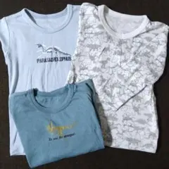 西松屋　子ども用長袖肌着　恐竜柄3枚セット（サイズ110）