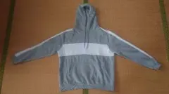 DIVIDED H&M グレー ホワイト パーカー