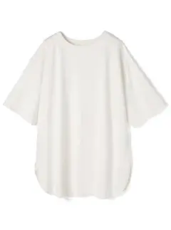 GRL オーバーサイズラウンドヘムTシャツ[ze410] 白のサムネイル