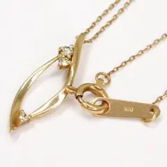 EAU DOUCE 4℃ K10 ネックレス スマイル - メルカリ
