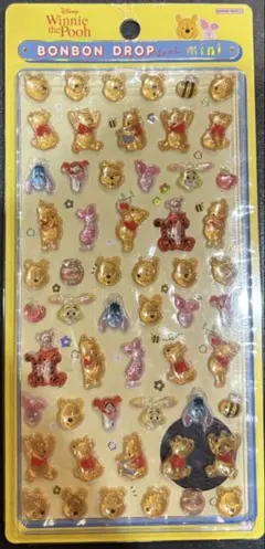 ボンボンドロップシールミニ　プーさん