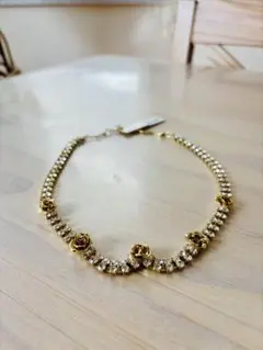 新品　NATURAL BEAUTY BASIC ゴールド バラ　ネックレス