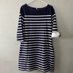 MUJI 無印良品　カットソー ワンピース　　　 ボーダー