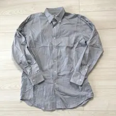 UNIQLO ユニクロ　ファインクロスオックスフォードシャツ　サイズL グレー