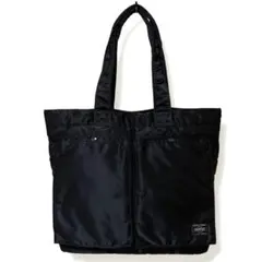 kaptain sunshine×porter バッグ 黒 極美品 吉田カバン 美品 KAPTAIN SUNSHINE×PORTER STANDING TOTE - メルカリ