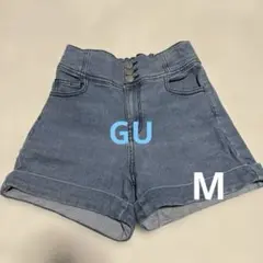 GU JEANS ハイウエスト ショートパンツM