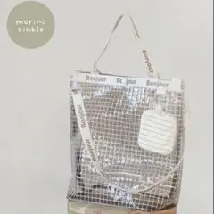 【新品】しまむら choco クリアトートバッグ ショルダーバッグのサムネイル