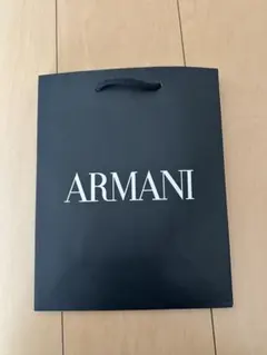 ARMANI ショップ袋 ショッパー ブラックのサムネイル