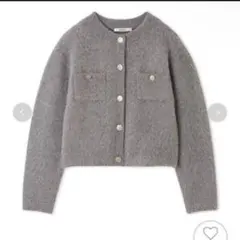 【SNIDEL】フォックスファーニットジャケット