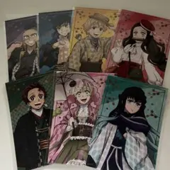 鬼滅の刃 イラストポストカードセット 鬼滅祭 伍周年記念祭