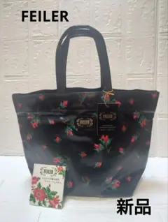 【新品】フェイラー FEILER ミニ トート　リアローズバッグ柄