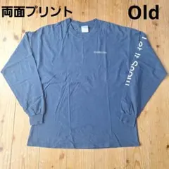 old ロングスリーブ シャツ ロンT ヴィンテージ アドバタイジング