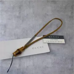 新品 GUCCI イエロー レザーストラップ 正規品 - メルカリ