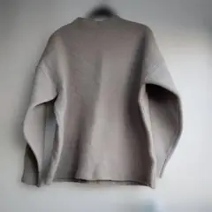 ESSEME プレイフルミニマル ベージュ 長袖ニット