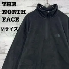 【人気】THE NORTH FACE ハーフジップフリースMサイズ ブラック